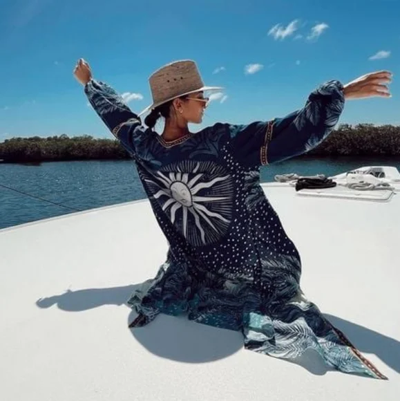 NWT AGUA BENDITA | Aldora Arabella Sun Kimono Cover Up - Picture 3 of 12